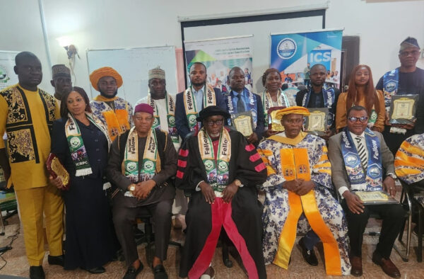 Amb. Dr.Princess Victoria Ibokette, Brig. Gen. Paul Boroh Inducted as Distinguished Fellows of ICSP